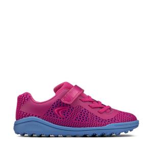 Boys' Clarks Award Swift Kid Sneakers Pink | CLK658VKD