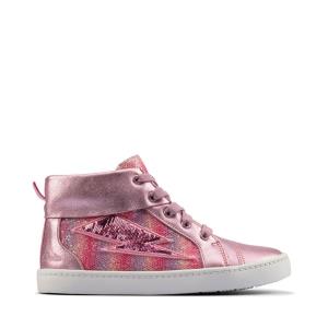 Boys' Clarks City Myth Kid Sneakers Light Pink | CLK508DMR