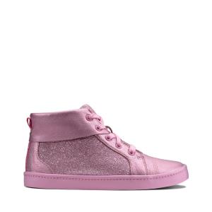 Boys' Clarks City Oasis Hi Kid Originals Boots Pink | CLK941AMO