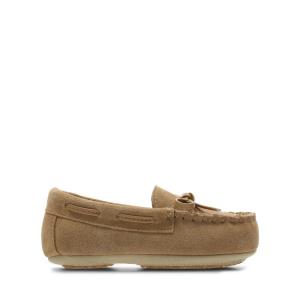 Boys' Clarks Crackling Flo Slippers Brown | CLK056JXP