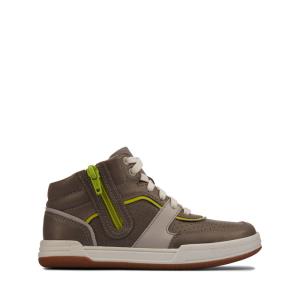 Boys' Clarks Fawn Peak Kid Originals Boots Grey | CLK682KEB