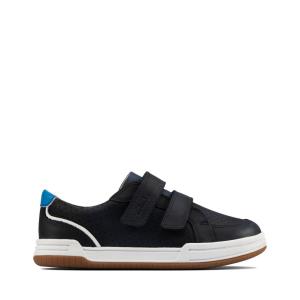 Boys' Clarks Fawn Solo Kid Sneakers Navy | CLK468ZOX