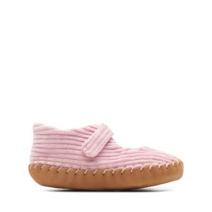 Boys' Clarks Halo Large School Shoes Pink | CLK185YDS