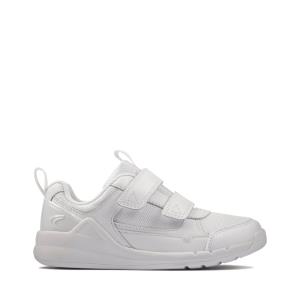 Boys' Clarks Orbit Sprint Kid Sneakers White | CLK760YQD