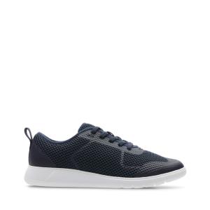 Boys' Clarks Scape Soar Kid Sneakers Navy | CLK286UQL