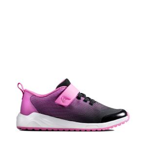 Girls' Clarks Aeon Pace Kid Sneakers Pink | CLK735BCW