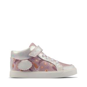 Girls' Clarks City Hop Kid Canvas Shoes Pink | CLK428VGS