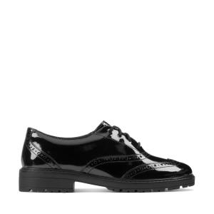 Girls' Clarks Loxham Brogue Youth School Shoes Black | CLK729OIK