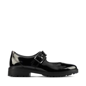 Girls' Clarks Loxham Walk Youth School Shoes Black | CLK603OPK