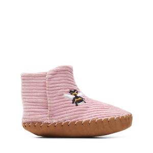 Girls' Clarks Solar Large School Shoes Pink | CLK340XJE