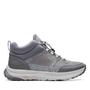 Men's Clarks ATL Trail Up GORE-TEX Sneakers Grey | CLK640KXB