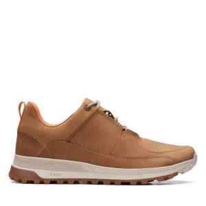 Men's Clarks ATL Trek Run Sneakers Brown | CLK027KBS