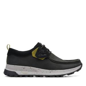 Men's Clarks ATL Trek Wally Sneakers Black | CLK463JLE