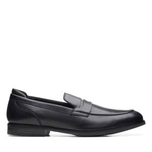 Men's Clarks Bradish Ease Loafers Black | CLK853UET