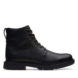 Men's Clarks Craftdale 2 Hi Ankle Boots Black | CLK623ZRA