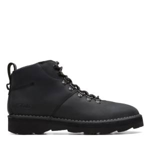 Men's Clarks Craftdale Hike Ankle Boots Black | CLK631WCB