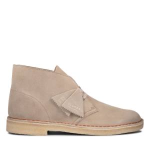 Men's Clarks Desert Boot Classic Desert Boots Sand Suede | CLK934WJD