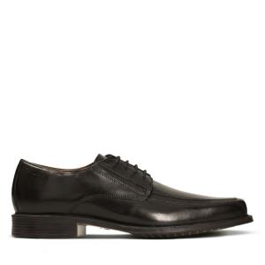 Men's Clarks Driggs Walk Black Shoes Black | CLK854FZQ