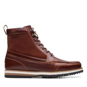 Men's Clarks Durston Hi Originals Boots Brown | CLK675WVU