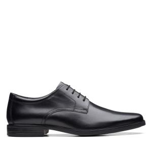 Men's Clarks Howard Walk Black Shoes Black | CLK257LDA