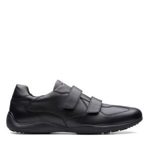 Men's Clarks Konrad Ease Black Shoes Black | CLK975DSC