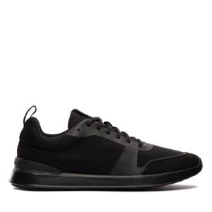 Men's Clarks LT Lace Sneakers Black | CLK869NGY