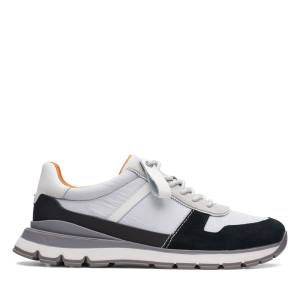 Men's Clarks Move Lite Race Sneakers Grey | CLK347PLT