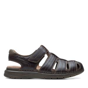 Men's Clarks Nature Limit Sandals Brown | CLK746TVW