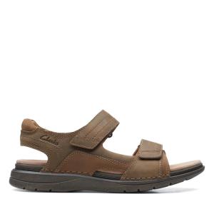 Men's Clarks Nature Trek Sandals Brown | CLK906PXJ