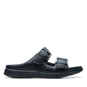 Men's Clarks Nature Vibe Sandals Black | CLK327HDX