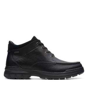 Men's Clarks Rockie 2 HI GORE-TEX Ankle Boots Black | CLK390TIH