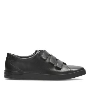 Men's Clarks Stanway Flow Black Shoes Black | CLK318DFK