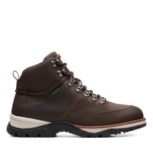 Men's Clarks ToptonPine GTX Originals Boots Dark Brown | CLK571QAT