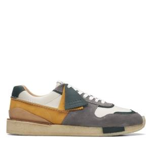 Men's Clarks Tor Run Sneakers Grey | CLK095QZW