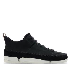 Men's Clarks Trigenic Flex Black Shoes Black | CLK508SEZ