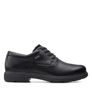 Men's Clarks Un Tread Lo GORE-TEX 2 Black Shoes Black | CLK239DLT