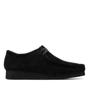 Men's Clarks Wallabee 2 Black Shoes Black | CLK140TRZ