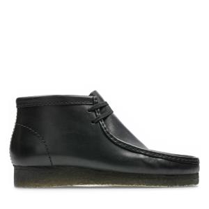 Men's Clarks Wallabee Boot Originals Boots Black | CLK120EFC