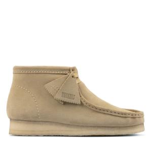 Men's Clarks Wallabee Boot Originals Boots Brown | CLK125XWK