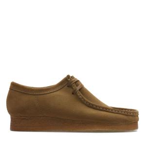 Men's Clarks Wallabee Casual Boots Khaki | CLK259LMU