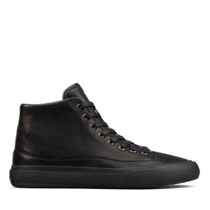 Women's Clarks Aceley Zip Hi Sneakers Black | CLK593BOH