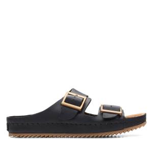 Women's Clarks Brookleigh Sun Sandals Black | CLK764SPT