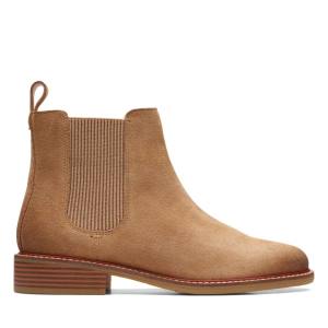 Women's Clarks Cologne Arlo Ankle Boots Light Brown | CLK610JXQ