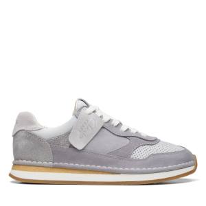 Women's Clarks Craft Run Tor Sneakers Light Grey | CLK257TWM