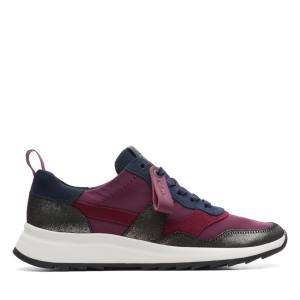 Women's Clarks Dash Lite Jazz Sneakers Purple / Blue | CLK723YAJ