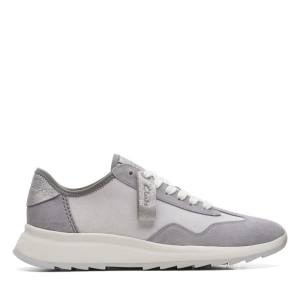 Women's Clarks Dash Lite Lo Sneakers Grey | CLK801RTK