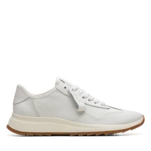 Women's Clarks Dash Lite Lo Sneakers White | CLK438JVS