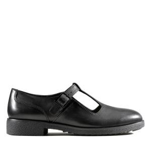 Women's Clarks Griffin Town Flat Shoes Black | CLK513AGD