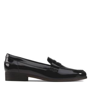 Women's Clarks Hamble Loafer Black Shoes Black | CLK482GXC