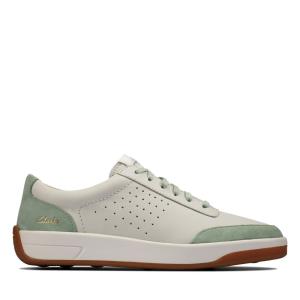 Women's Clarks Hero Air Lace Sneakers Mint | CLK793WKL